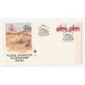 1987 RSA The Natal Flood Disaster FDC 4.22.1 (`87 & `88 Date-stamp) Set