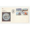 1983 RSA South African Weather Stations FDC 4.3 and Block Set