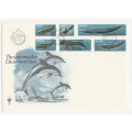 1980 South-West Africa Whales in SWA Waters FDC 28 and Miniature Sheet S3 Set