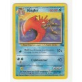 Pokemon FOSSIL Wizards Of The Coast 1999 - Kingler 38/62 - Uncommon