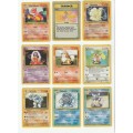1995, 96, 98 Nintendo Creatures GAMEFREAK Pokemon - Gen I Base Set - 43 Random Cards Set 2