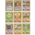 1995, 96, 98 Nintendo Creatures GAMEFREAK Pokemon - Gen I Base Set - 43 Random Cards Set 4