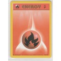 1995, 96, 98 Nintendo Creatures GAMEFREAK/Pokemon - Gen I Base Set 2 - Fire Energy 126/130