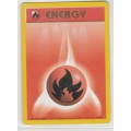 1995, 96, 98 Nintendo Creatures GAMEFREAK Pokemon - Gen I Base Set - Fire Energy 98/102