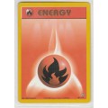 1995-2000 Nintendo, Creatures GAMEFREAK/Pokemon - Gen II Neo Genesis - Fire Energy 107/111