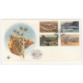 1981 South-West Africa Fish River Canyon FDC 32 and Blocks