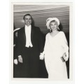 Vintage Press Photograph Newspaper Archive - Sean Connery and Diane Cilento - Royal Film Premier