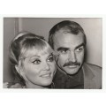 Vintage Press Photograph Newspaper Archive - Sean Connery and Diane Cilento - 15-12-1969