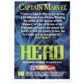 1995 Fleer DC versus Marvel - Captain Marvel 18 - Hero