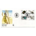 1987 South-West Africa Useful Insects FDC 57 & Bulletin 51