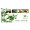 1990 Namibia Farming in Namibia FDC 1.3 & Bulletin 3