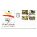 1992 Namibia Olympics Games Namibia`s First Participation FDC 1.11.1 & Bulletin 11.1