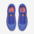 Nike Lunarglide 8 Women`s Running Shoe 843726-406 Medium Blue/Aluminium/Hot Punch/Black - Size 4.5