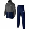 Boys Nike Sportswear Poly Full Tracksuit Set Grey/Blue CD7496-021 - Size Medium (10-12years)