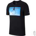 Men`s Nike Basketball Short Sleeve T-Shirts Black 923725-010 - Size Medium