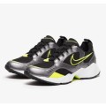 Men`s Nike Air Heights Black/Volt-Metallic Dark Grey/White AT4522-006 - Size 7