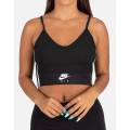 Nike Air Women`s Short Tank Top Black CJ3123-010 - Size Medium