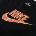 Nike Men`s Sportswear Swoosh Logo T-shirt Black/Red CW0432-010 - Size Extra Large