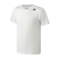 ADIDAS Freelift Sport Fitted 3-Stripes Tee White DW9826 - Size Medium