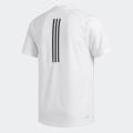 ADIDAS Freelift Sport Fitted 3-Stripes Tee White DW9826 - Size Medium