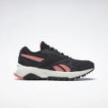Reebok Women`s Lavante Terrain Running Shoe Core Black/Ceramic Pink/Twisted Coral FX1420 - Size 6