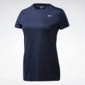 REEBOK Women`s Running Essentials T-shirt Vector Navy FU1348 - Size Small