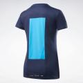 REEBOK Women`s Running Essentials T-shirt Vector Navy FU1348 - Size Small