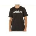 ADIDAS Men`s Essentials Linear T-shirt Black/White EW2956 - Size Large