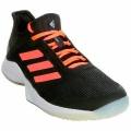 ADIDAS Unisex Tennis Adizero Club Shoes Core Black/Signal Coral/Cloud White EF2771 - Size 6