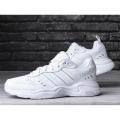 ADIDAS Men`s Strutter Shoes Cloud White/Cloud White/Matte Silver EG6214 - Size 10