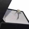 18ct White gold single stone 1.03ct diamond solitaire ring - Evaluation R25 000