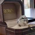 Browns 18ct White Gold 0.43ct Diamond Solitaire Ring Set
