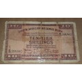 OLD SOUTH AFRICA TEN - TIEN SHILLINGS BANK NOTE @ LOW START R1 AUCTION