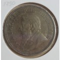 1897 ZAR 2 AND HALF SHILLINGS SILVER @ LOW START R1 AUCTION PRESIDENT KRUGER SERIES