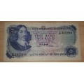 OLD SOUTH AFRICA TWO RAND BANK NOTE T.W DE JONGH D94 362866 @ LOW START R1 AUCTION