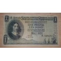 SOUTH AFRICA ONE POUND BANK NOTE B77 249615 @ LOW START R1 AUCTION
