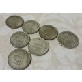 1951 SOUTH AFRICA 5 SHILLINGS SILVER LOT 1