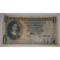 south africa one pound bank note B283 899586 @ low start R1 auction