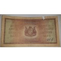 SOUTH AFRICA TEN POUNDS BANK NOTE F1 945376 @ LOW START R1 AUCTION