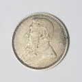 Z.A.R 1896 SIXPENCE COIN