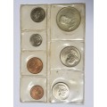 SOUTH AFRICAN UNCIRCULATED COINSET,1967
