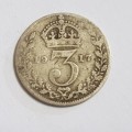 BRITISH THREEPENCE COIN,1917