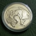 2001 SOUTH AFRICAN 10c PROOF COIN