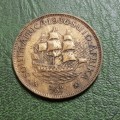 SOUTH AFRICAN HALF PENNY 1936