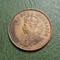 SOUTH AFRICAN HALF PENNY 1936