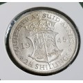 SOUTH AFRICAN 2 1/2 SHILLING 1945,UNC