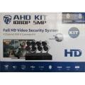 DIY - 8 Channel 5MP AHD Software CCTV System HDMI Phone Viewing Waterproof Cameras