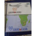 FILE FULL WITH 60 YEARS OF SAA/SAL FLIGHT FDC COVERS IN SA