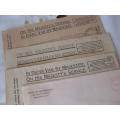 UNUSUAL UNADRESSED /NO POSTAGE STAMPS AND OTHER POSTAL ENVELOPES