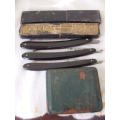 5 VINTAGE CUT THROAT RAZORS....KROPP/GOLQUHOUN &CADMAN/GEORGE BUTLER & CO AND OTHERS